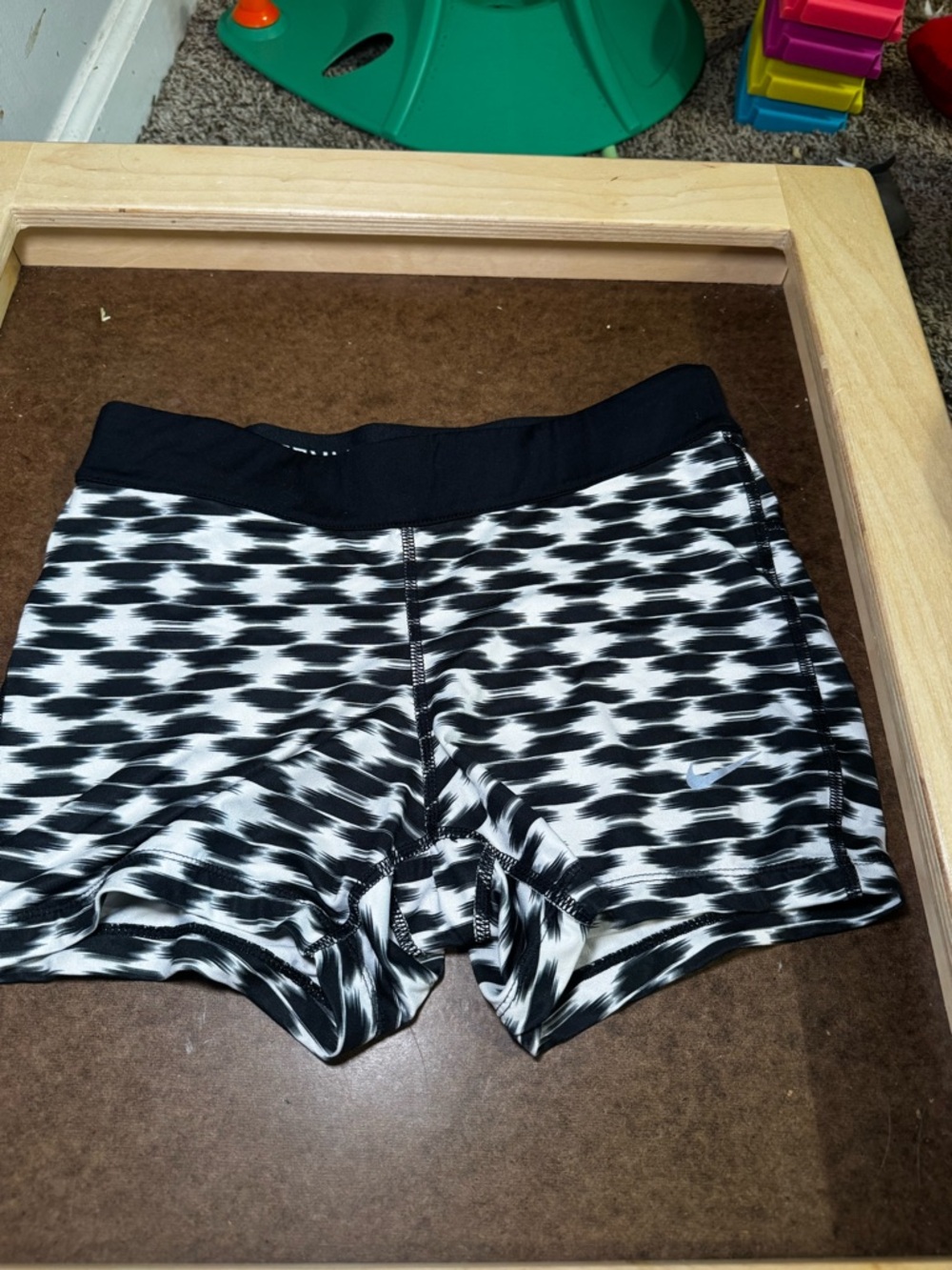 Black & White Nike Dri-fit Shorts